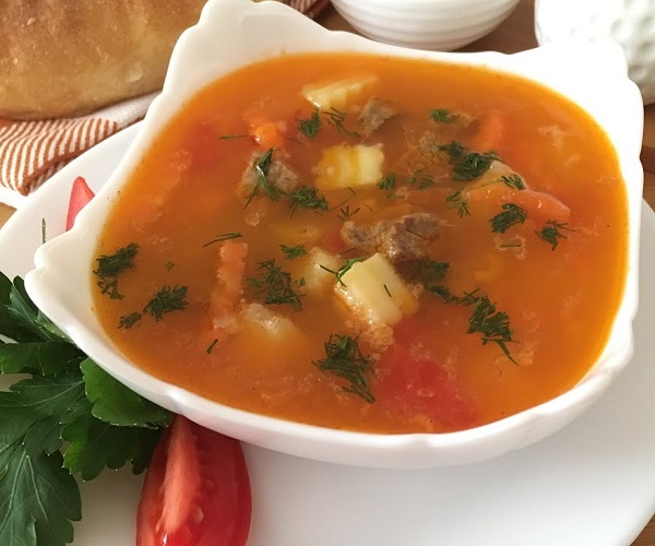 Узбекский суп мастава